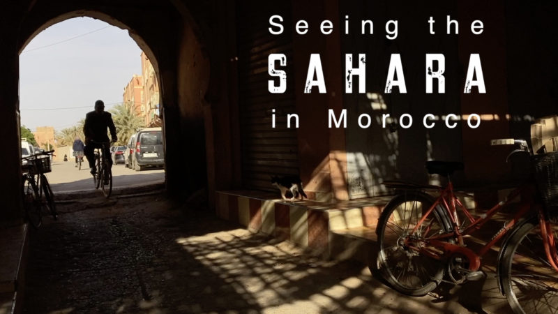 Seeing the Sahara in Morocco